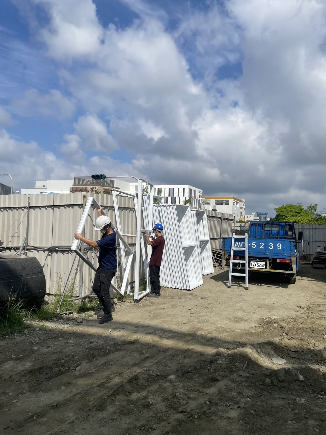 台南科技園區廠房外框出貨安裝