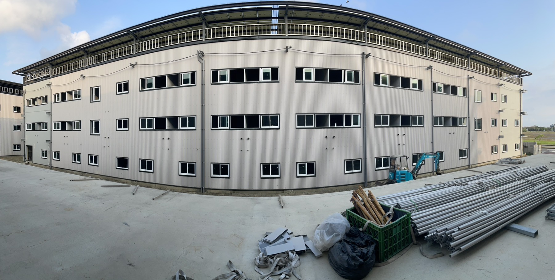 台南科技園區廠房外框出貨安裝