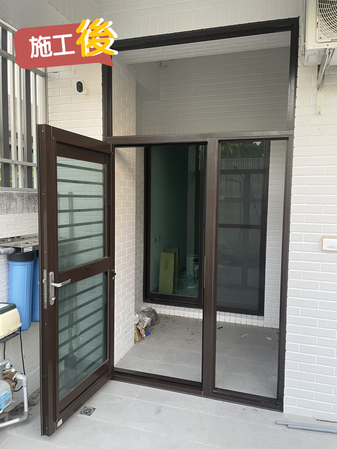 台南七股義和段辦公室外移窗工程